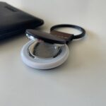 Nomad Leather Keychain loop airtags