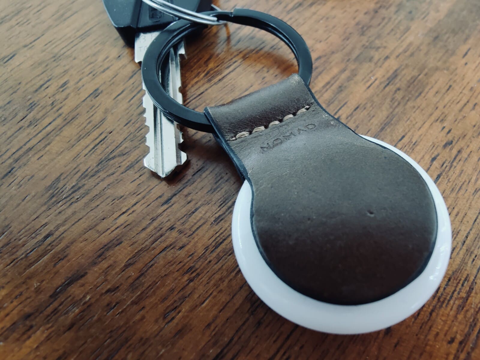 Nomad Leather Keychain loop