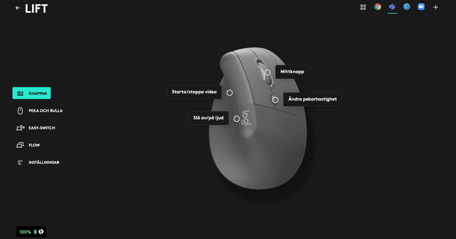 Logitech Lift datormus mus