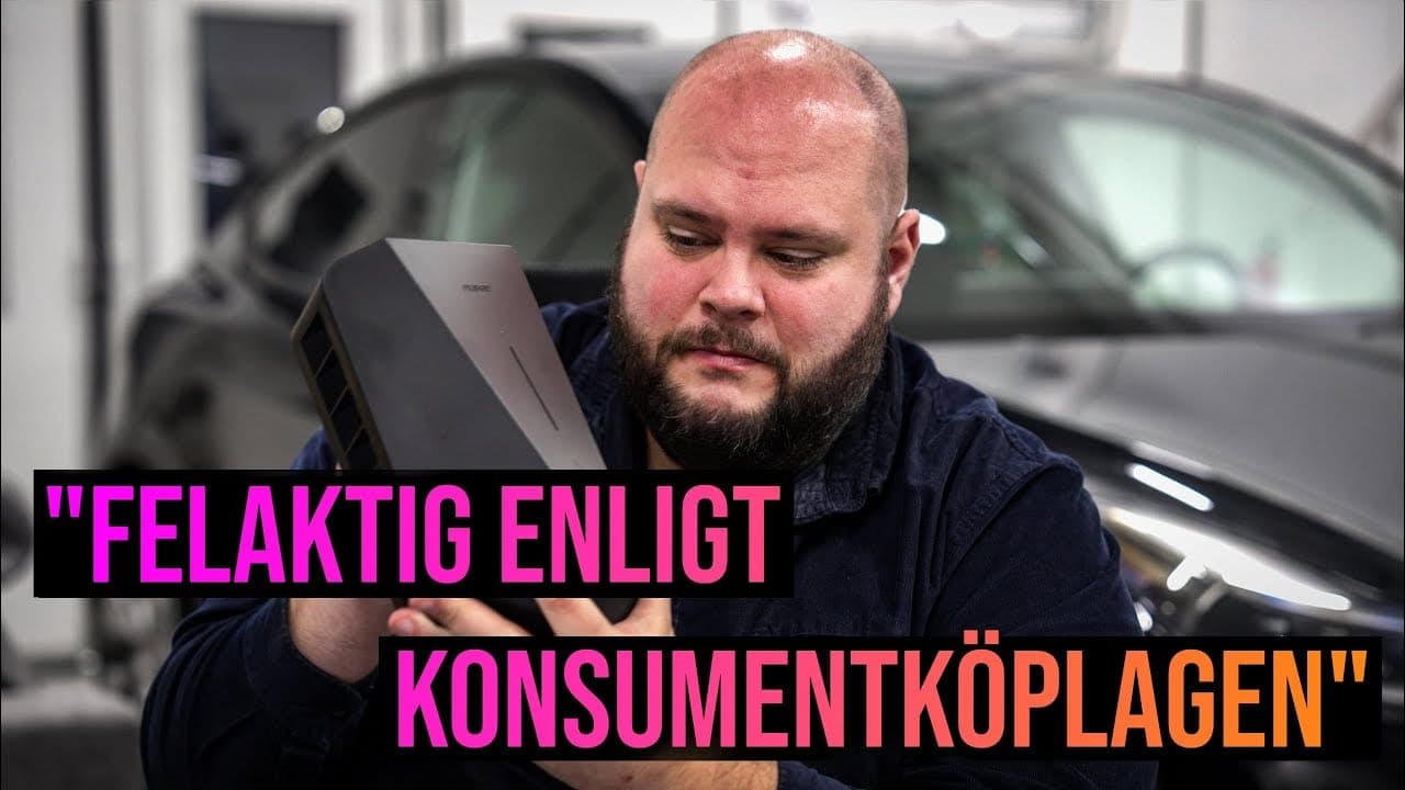 Easee Home laddbox är felaktig enligt konsumentköplagen