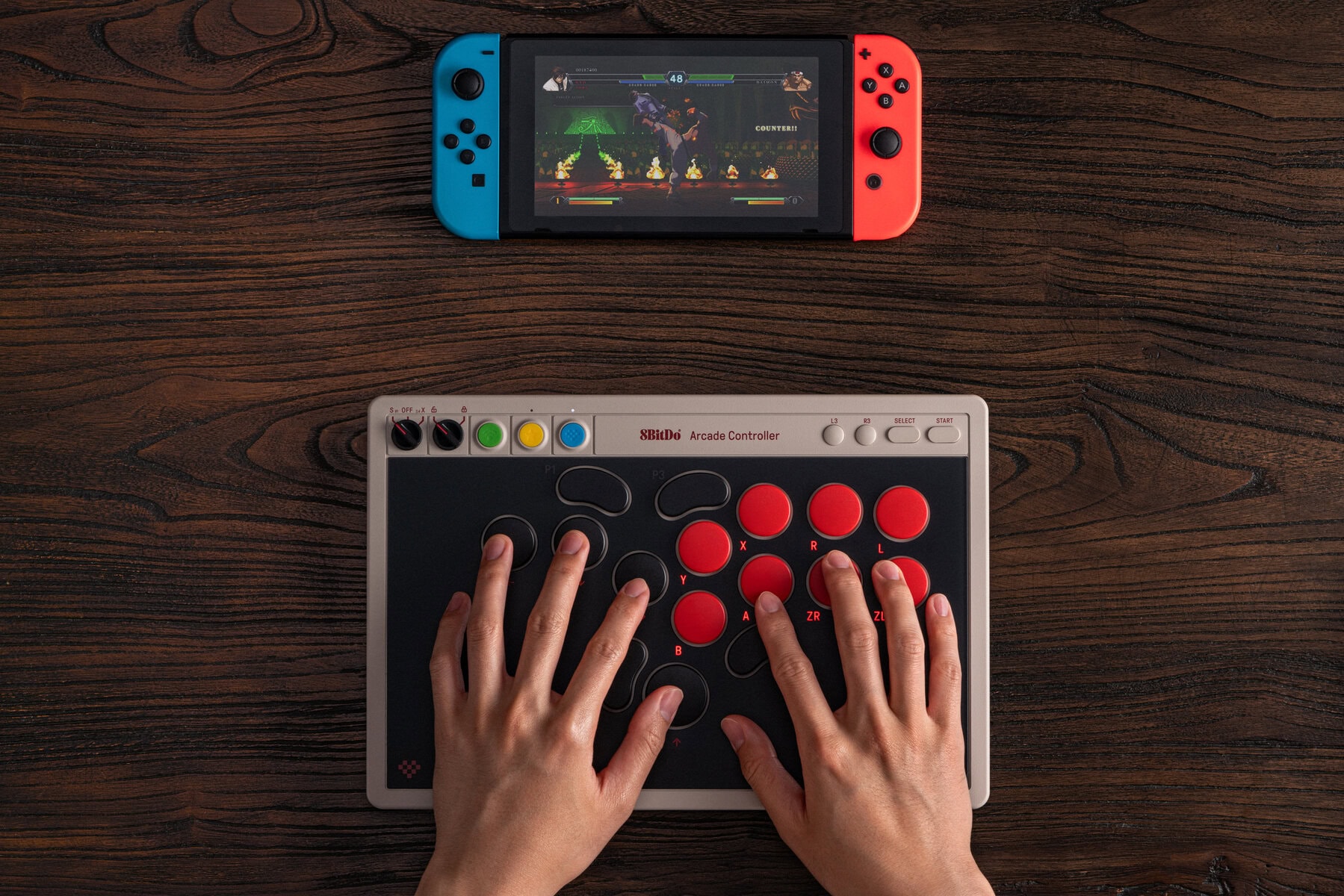 Arkodd Controller 8BitDo har presenterat en ultraslimmad arcade-kontroller
