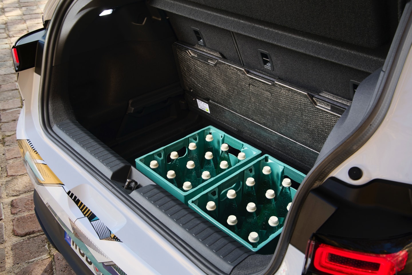 Inga problem att få hem ölbackarna med ID.Polo: Foto: Volkswagen