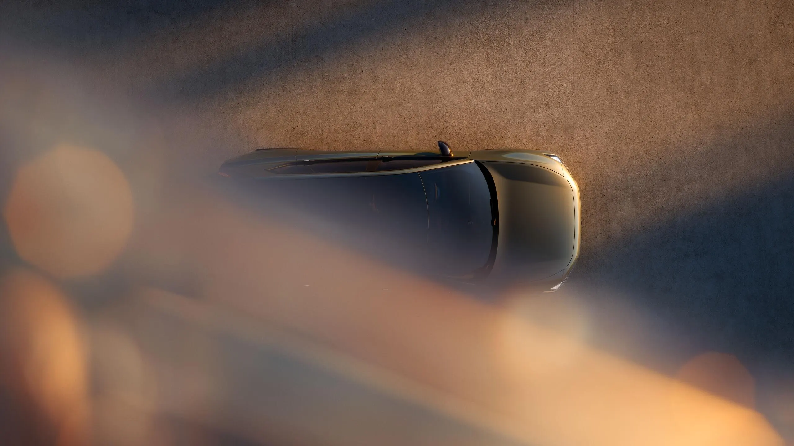 Volvo EX60 ovanifrån