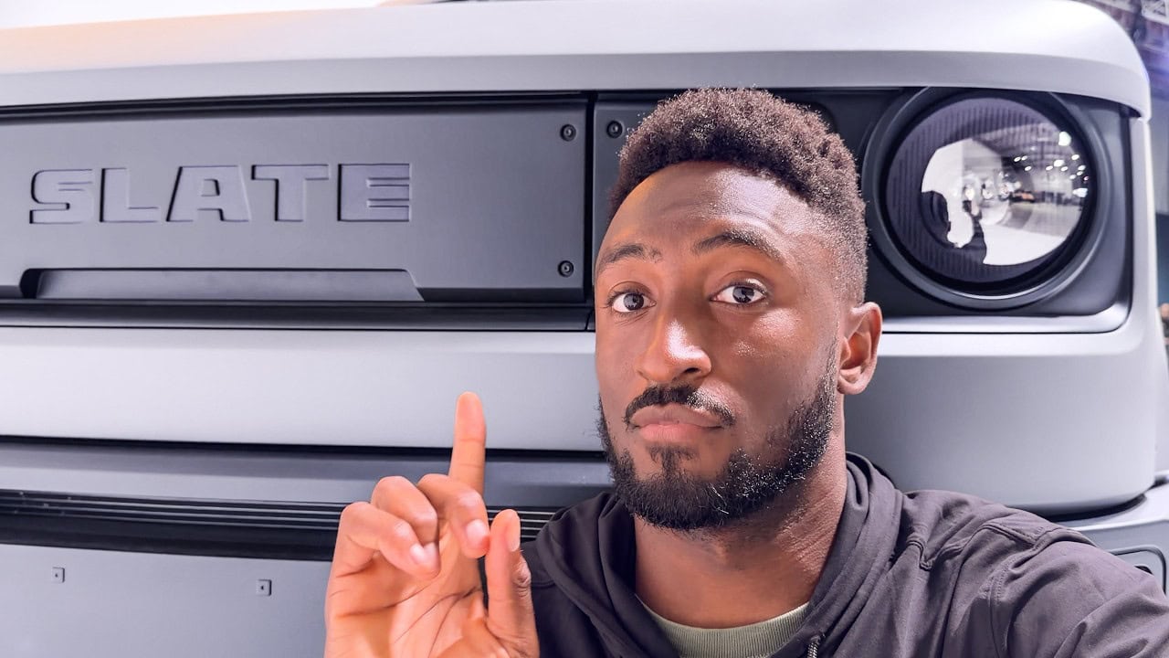 Marques Brownlee spanar in den billiga Slate Truck